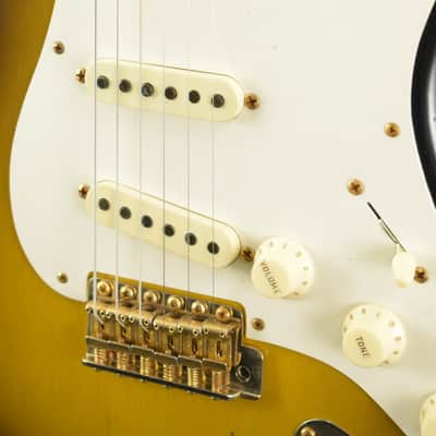 Fender Custom Shop Limited Edition '57 Strat - Relic Faded Aged 2-Color Sunburst image 3