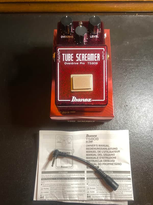 Ibanez TS808 Tube Screamer 40th Anniversary 2019 Ruby Red Sparkle image 1