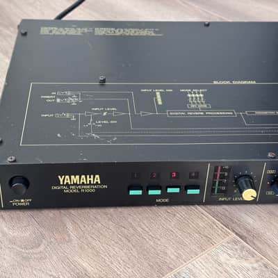Yamaha R1000 Digital Reverberation 1980s - Black image 3
