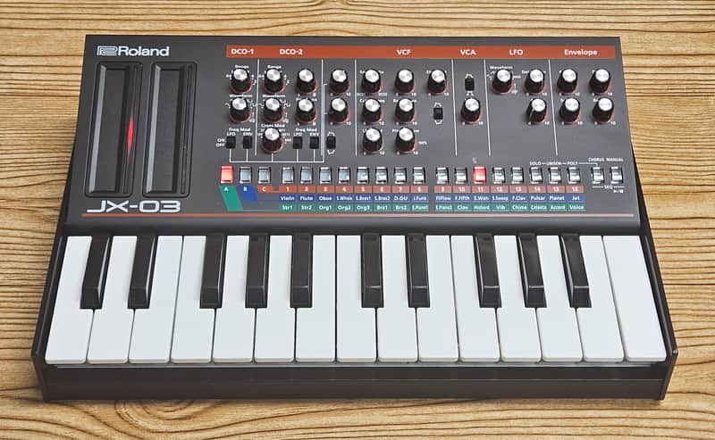 Roland JX-03 K-25Mセット Roland JX-03 Boutique Series Synthesizer Module with K-25m