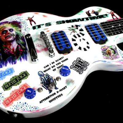Custom Painted and Upgraded Epiphone LP Special ll LE with Matching Headstock image 13