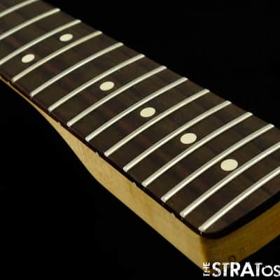 Fender Deluxe Roadhouse Strat NECK + BLACK LOCKING TUNERS Stratocaster Rosewood image 4