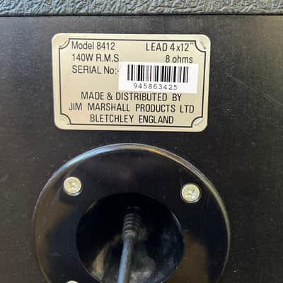 Marshall valvestate Head & Cabinet vs100 8100 + 8412 140w made in england image 4