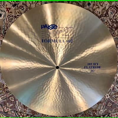 Paiste Vault Release 0115: Formula 602 Blue Label 20" Heavy FlatRide Flat Ride COLLECTOR GRADE HOLY GRAIL GEM! image 11