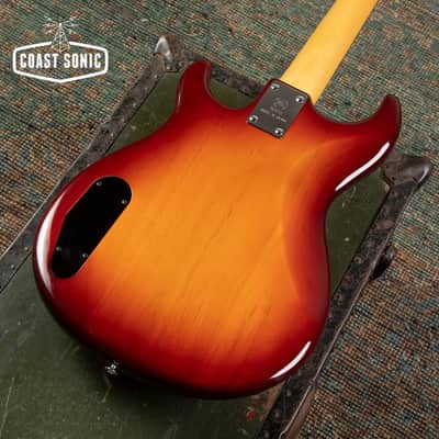 1982 Yamaha Broad Bass VI Made in Japan cherry burst image 10