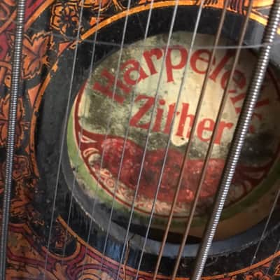 Harpeleik Zither Early 1900's image 4