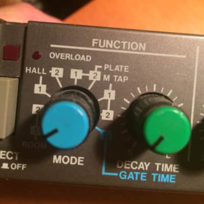 Roland RRV 10 half-rack size digital reverb 1986 black image 6