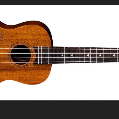Luna Uke Tattoo Concert  Mahogany  2020 Satin Natural image 2