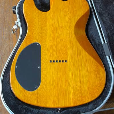 MINT Fender Special Edition Custom Telecaster WITH 90's CHAINSAW CASE FMT HH with Laurel Fretboard 2019 - Present - Amber image 7