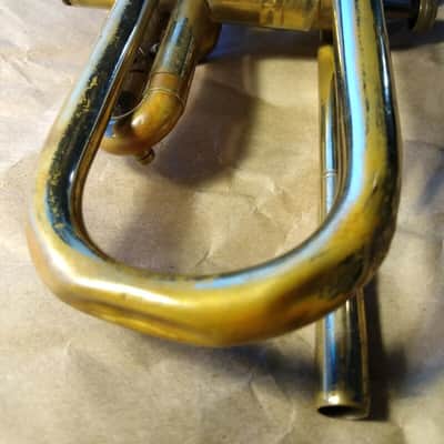 LaMonte Superior trumpet, USA, w/ Case/MP, Good playing condition with wear/dent image 5