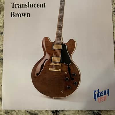 Gibson ES-335 Brochure Trans Brown 1998 image 1
