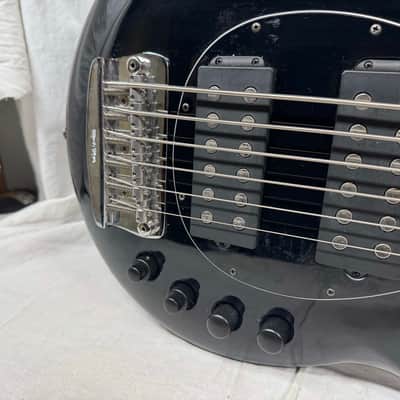 Ernie Ball Music Man Bongo 6 HH 6-string Bass with Case 2014 - Black image 5