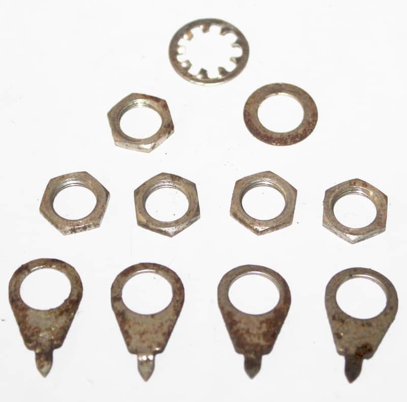 Vintage 1970's Gibson Switch Knob Pointers Nuts Les Paul ES SG 1960's image 1