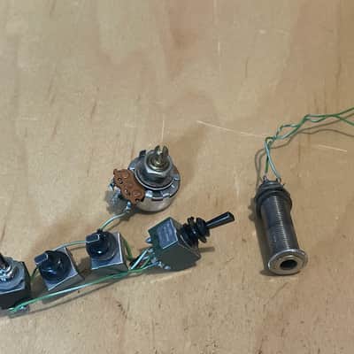 1987 Kramer USA Pacer Custom I Guitar Wiring Electronics Wiring Harness Volume Pot, Switches image 1