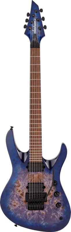 Mint Jackson Pro Series Signature Chris Broderick Soloist 6P Transparent Blue image 1