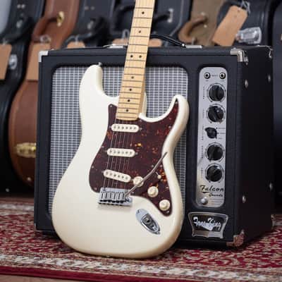 2013 Fender USA American Deluxe Stratocaster Neck - in Olympic Pearl White image 2