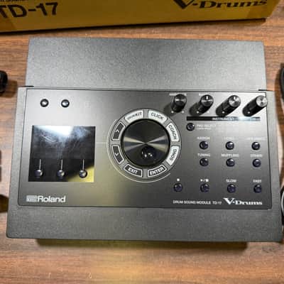 Roland TD-17 V-Drum Module w/Mount, Clamp, Wiring Harness, Power Supply -Z4P5928 image 5