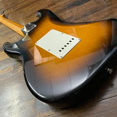 1989 Fender ST-54 Stratocaster 1954 Reissue Electric Guitar Sunburst MIJ 'F' Serial image 12