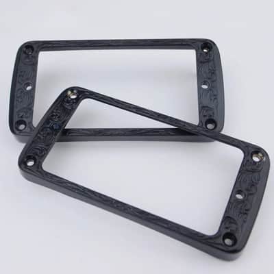 Electric Guitar or Bass Humbucker Pickups Cover Frame Flat Top Pickup Mounting Rings image 4