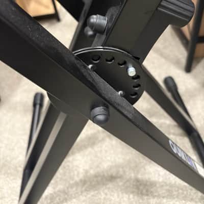 Quik-Lok QL-623 Heavy Duty Keyboard Stand 2020s - Black image 5