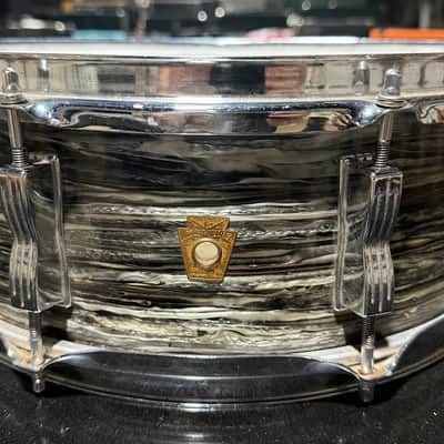Ludwig Jazz Festival Ringo Snare Drum 1966 - Black Oyster Pearl an ultra rare 14" x 5" original & super clean ! image 11