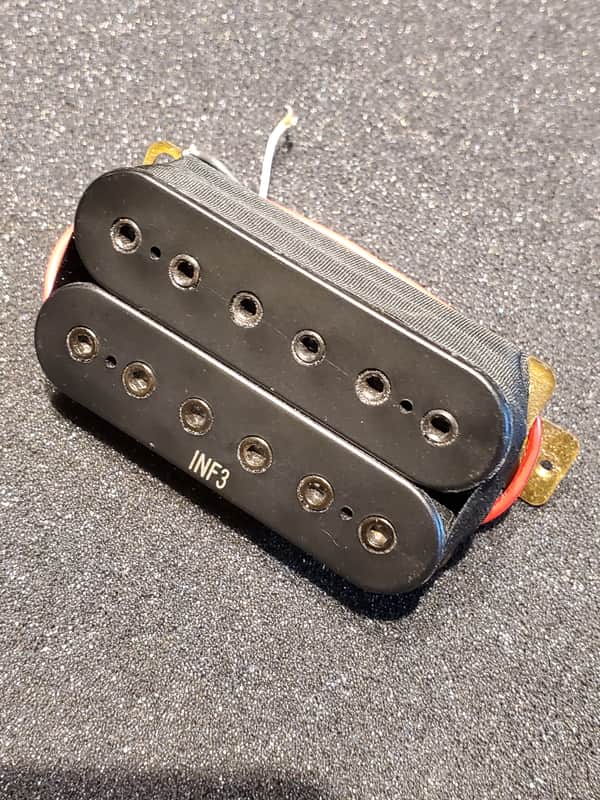 (#P10) INF3 Humbucker Pickup, 12" Lead Wire, 12.98K image 1