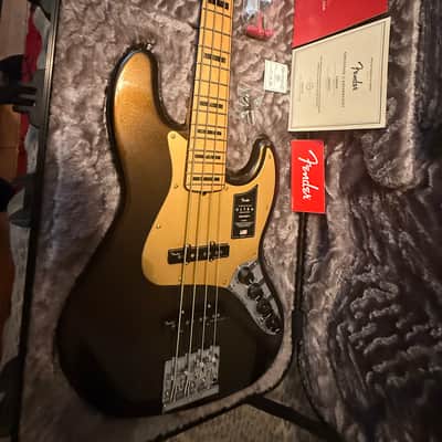 Fender American Ultra Jazz Bass with Maple Fretboard 2019 - Present - Texas Tea image 23