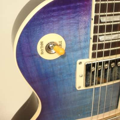 2024 Gibson Les Paul Standard 60's Figured Top Electric Guitar, Blueberry Burst w/ Case image 7