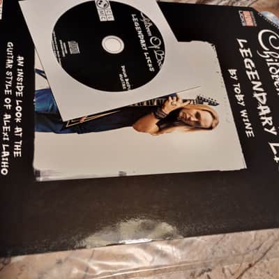 Children of Bodom Cherry Lane New! Legendary Licks by Toby Wine with CD! 2010 - Black image 1