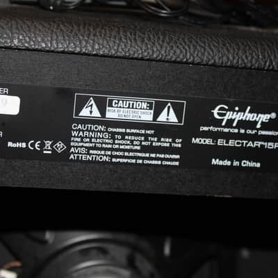 Epiphone Electar 15R Guitar Amplifier with Power Supply image 9