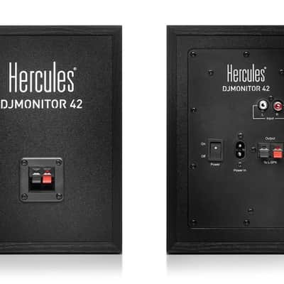Hercules DJMonitor 42 active studio monitors speakers, pair image 3