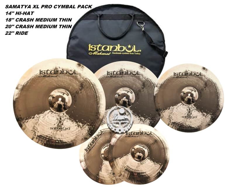 Istanbul Mehmet Samatya Pro XL Cymbal Pack Box Set 14-18-20-22 image 1