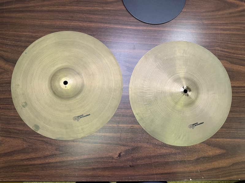 Groove Percussion 14" Hi-Hat Cymbals image 1