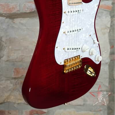 FENDER Stratocaster Richie Kotzen Signature TRB - 2016 Made in Japan - Flamed Trans Red Burst image 2