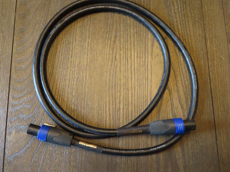 Mogami GOLD SPEAKER SO-06 Amplifier-to-Cabinet Speaker Cable, Neutrik speakON Male Plugs, 4-Pole, Gold Contacts, Straight Connectors, 6 Foot image 1