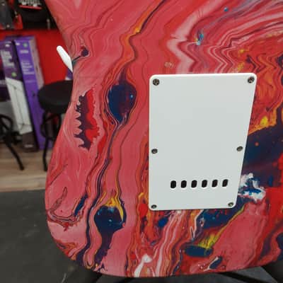Custom Strat Electric Guitar - Swirl Finish image 19