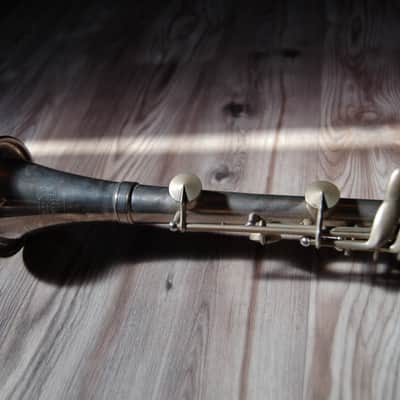Noblet Metal Clarinet -1950's W/Original Case 1950's Silver image 11