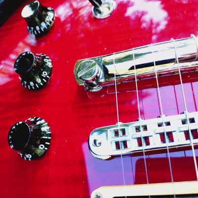Hamer Sunburst 1992 - Flame Maple Top – Cherry Wine Burst image 24