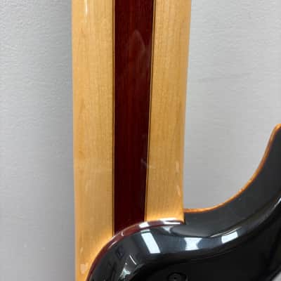 Roscoe SKB3006 Fretless Bass 2000s - Amber Burl image 12