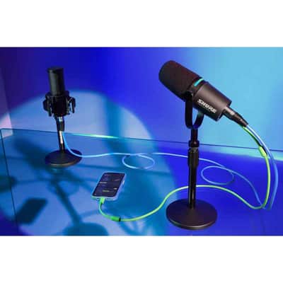 SHURE MV7I Bureau / Podcast - Microphone avec interf image 8