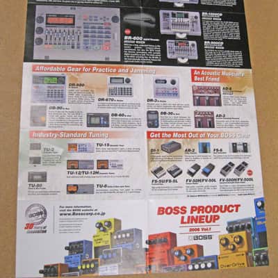 Boss Product Lineup 2006 Vol 1 image 1