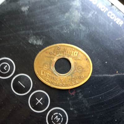Ludwig Super sensitive vintage badge 20s ? - Brass image 1