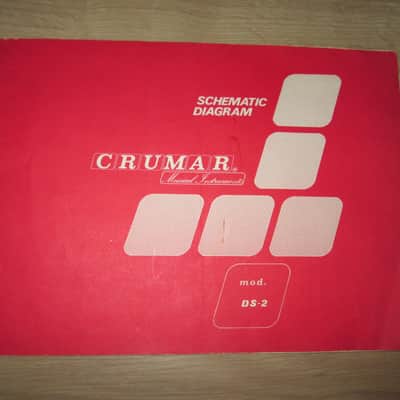 Crumar DS-2 Synthesizer Original Service Manual '78-Synthesizer Brochure/Catalog