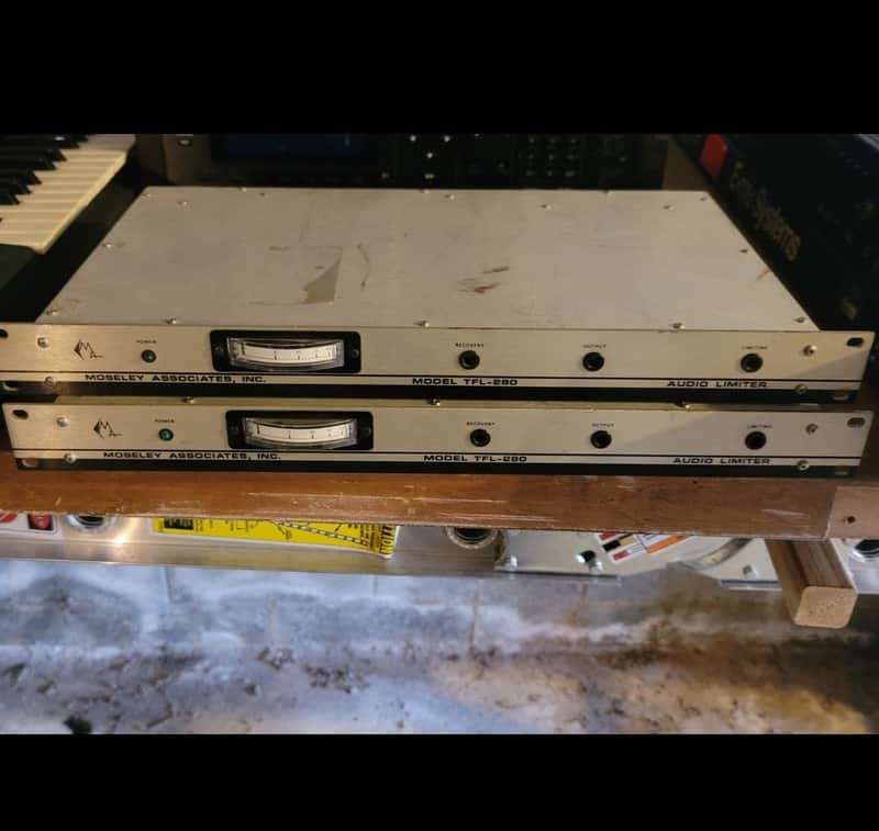 Moseley Associates TFL-280, Audio Limiter, Vintage Rack TFL-280 1980 - Brushed metal face plate image 1