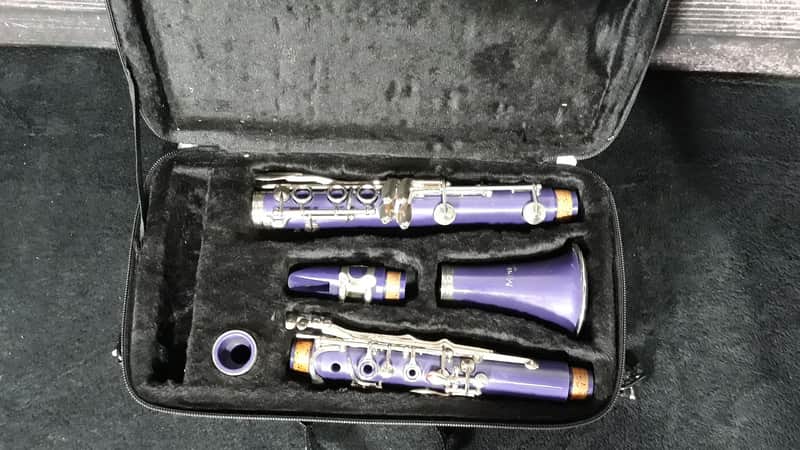 Mendini MCT-P PURPLE Bb Clarinet with Case and Mouthpiece (King of Prussia, PA) image 1