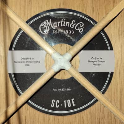 Martin SC-10E 2023 Cutaway Acoustic Electric Guitar w/ Original Gig Bag & Papers - Natural image 24