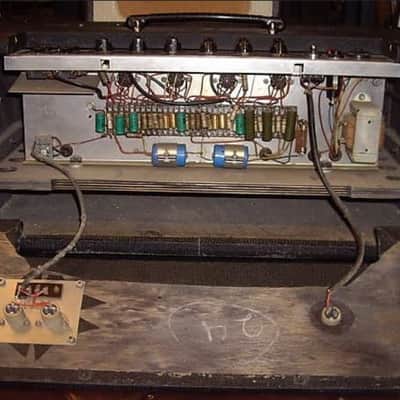 VOX AC50 JMI 1965 - HEAD Black Tolex image 9