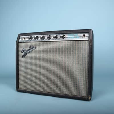 1972 Fender Princeton Reverb Guitar Amplifier Amp Silverface image 3