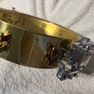 Yamaha SD-493 14x3.5" Brass Piccolo Snare Drum 1987-1996 - Brass image 13
