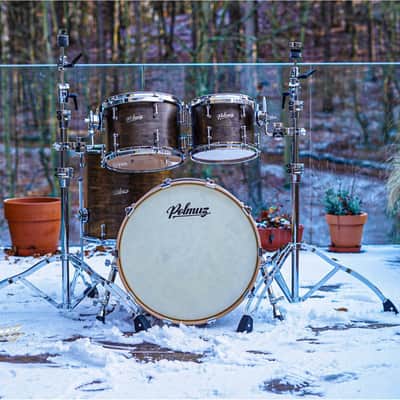 Polmuz drums Maple Model 1 - 20/10/12/16 - Satin Brown image 11